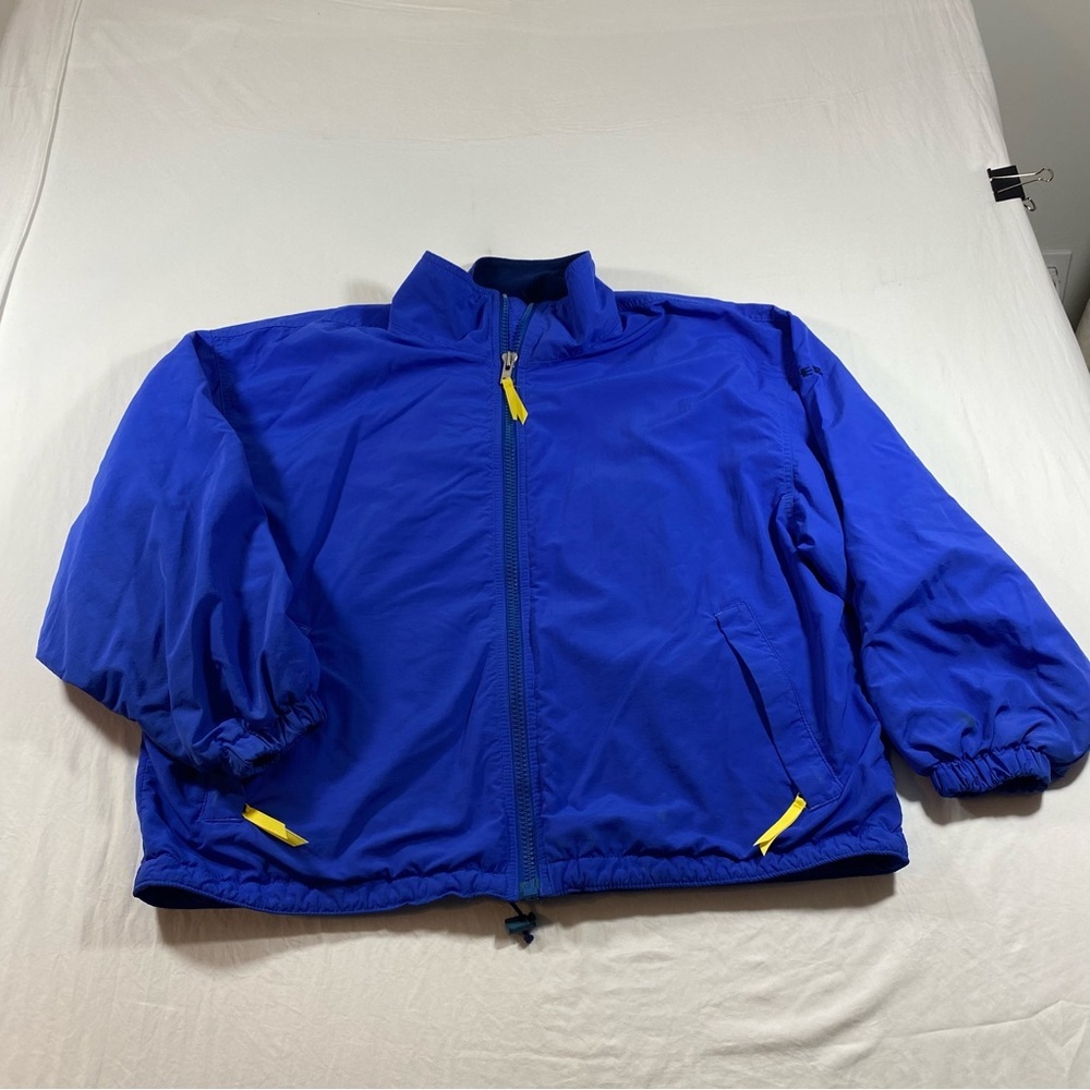 Eddie Bauer jacket Woman’s large Ski  Jacket Front Zip Vintage Fleece pockets